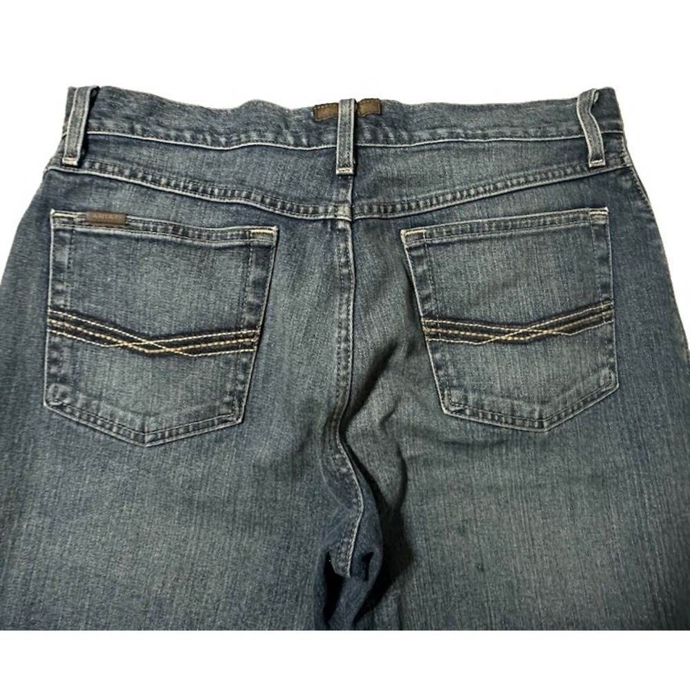 Ariat M4 Legacy Boot Cut Jeans Mens 34x36 Relaxed Fit Medium Wash Western - Picture 15 of 16